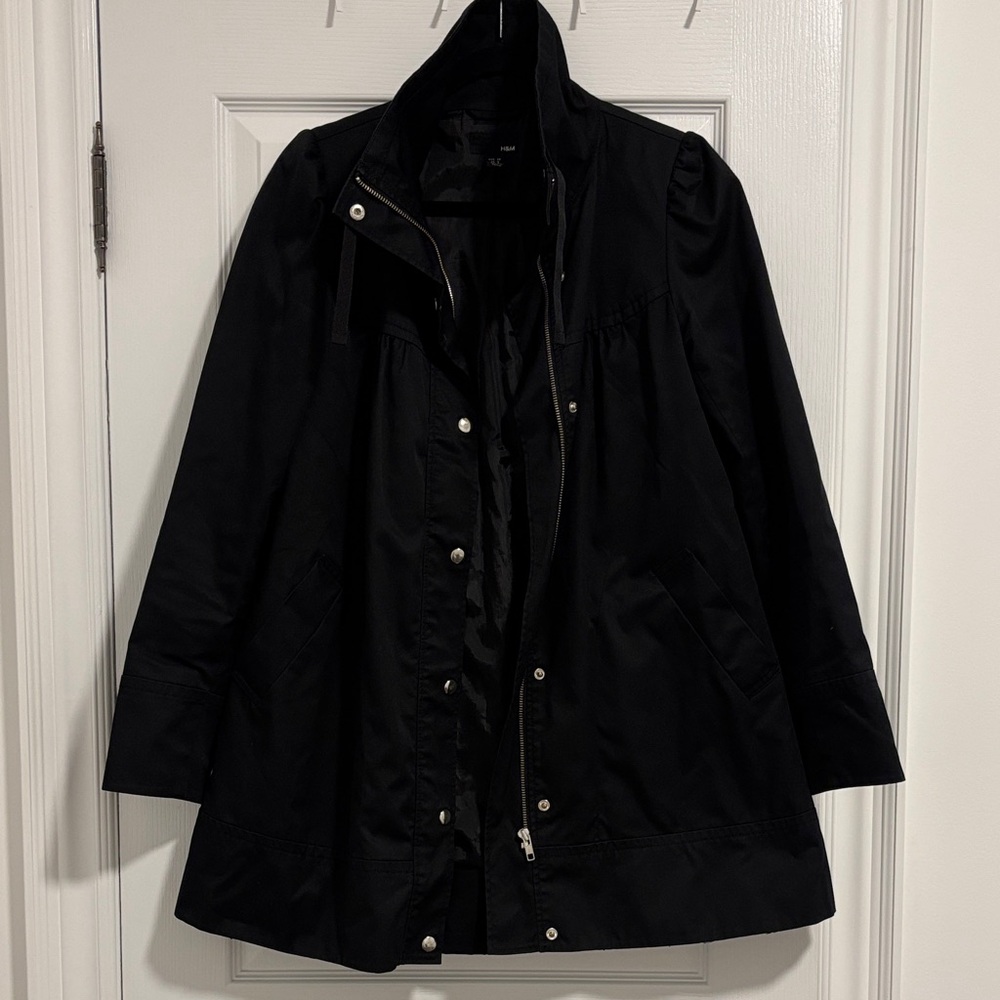H&M Black Trench Coat